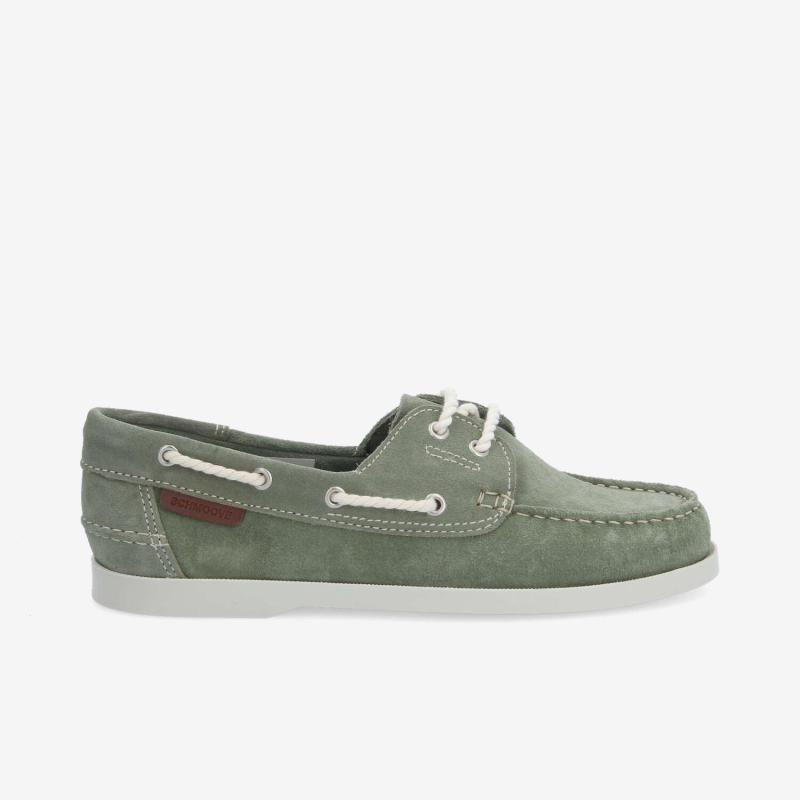 SHORE BOAT M - SUEDE - GREEN